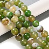 Natural Striped Agate/Banded Agate Beads Strands G-Z060-A01-C02-2