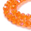 Electroplate Glass Beads Strands X1-EGLA-A034-T4mm-L07-3