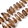 Natural Quartz Crystal Beads Strands G-F800-E14-1