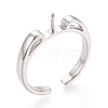 Brass Cup Peg Ring Settings KK-N274-36P-1