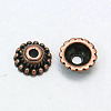 Tibetan Style Alloy Caps RLF1235Y-NF-1