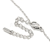 Ion Plating(IP) 304 Stainless Steel Pendants Necklace for Women NJEW-A027-04P-3