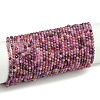 Natural Ruby Beads Strands G-P572-B01-2.5mm-2
