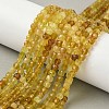 Natural Yellow Opal Beads Strands G-R013-C01-1