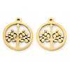 PVD Vacuum Plating 304 Stainless Steel Pendants LS-STAS-N092-05G-2