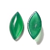 Dyed Natural Green Onyx Agate Cabochons G-G975-02-2