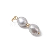 Natural Pearl Pendants PALLOY-JF04903-5