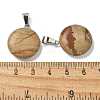 Natural Picture Jasper Pendants G-B127-14P-05-3