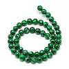 Synthetic Malachite Beads Strands X-G-T053-8mm-05-2