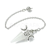 Natural Quartz Crystal Cone Dowsing Pendulum Big Pendants G-C114-01P-21-3