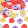 4 Colors Handmade Polymer Clay Beads CLAY-N011-032-22-1