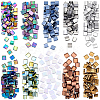 500Pcs 10 Colors Electroplate Glass Seed Beads SEED-PH0002-61-1