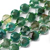 Dyed & Heated Natural Fire Crackle Agate Beads Strands G-C116-A177-01-2