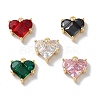 Glass Charms KK-F867-08G-1