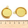 Zinc Alloy Pendant Cabochon Settings FIND-NH0001-13A-G-3