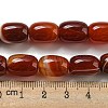Natural Banded Agate/Striped Agate Beads Strands G-A223-D12-01C-5