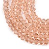 Transparent Glass Beads Strands GLAA-G125-01A-03-3