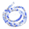Electroplate Glass Beads Strands EGLA-D018-02E-2
