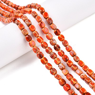 Natural Imperial Jasper Beads Strands G-N342-62I-1