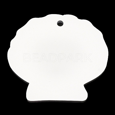 Ocean Themed Opaque Printed Acrylic Pendants SACR-L004-03B-1