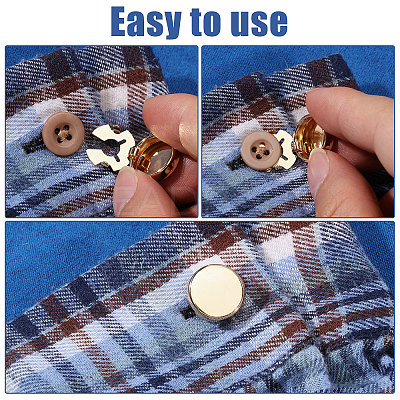 12Pcs 3 Colors Brass Cufflinks KK-GL0001-05-1
