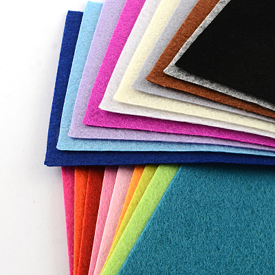 Non Woven Fabric Embroidery Needle Felt for DIY Crafts DIY-S025-01-1