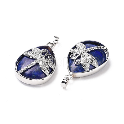 Natural Lapis Lazuli Pendants X-G-G900-01P-02-1
