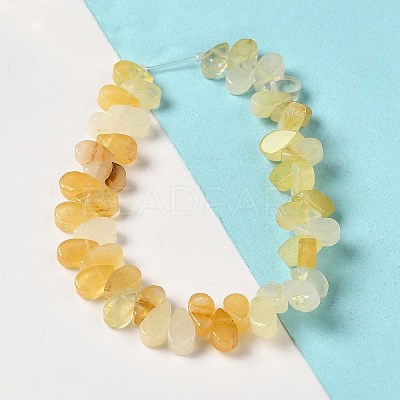 Natural Topaz Jade Beads Strands G-B064-B60-1