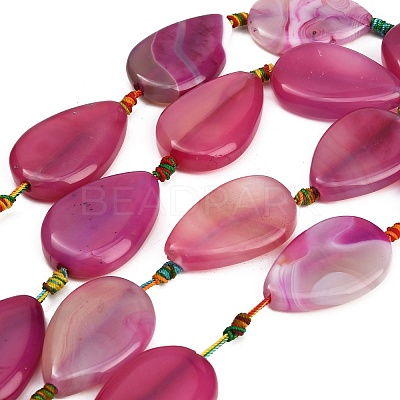 Natural Banded Agate/Striped Agate Beads Strands GG-CBAE0EB-01B-10-1