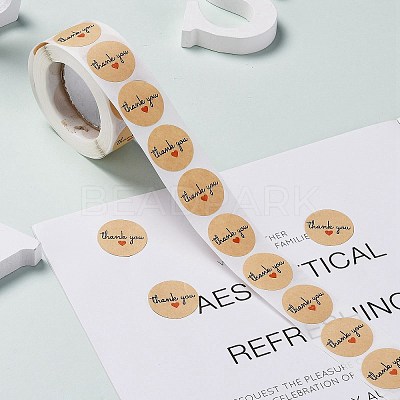 1 Inch Thank You Stickers DIY-WH0156-87D-1