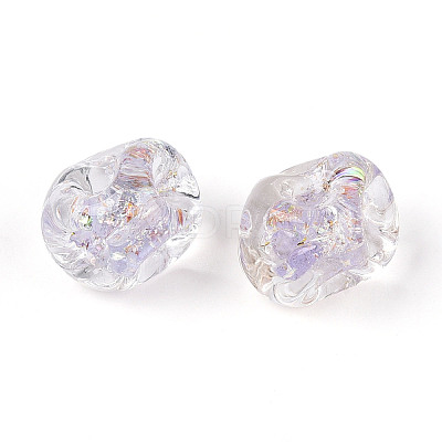 Handmade Foil Lampwork Beads FOIL-T007-01A-1