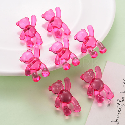 Transparent Acrylic Beads MACR-S373-01B-906-1