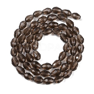 Transparent Glass Beads Strands EGLA-N013-T8mm-D27-1