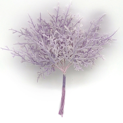Plastic Artificial Frost Leaves for Wedding Christmas Decoration PW-WG0DC57-04-1