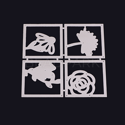 Flower Frame Carbon Steel Cutting Dies Stencils DIY-F036-41-1