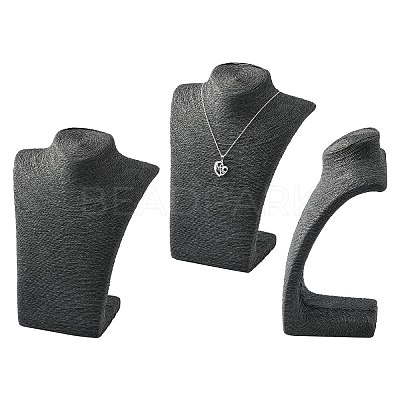 Stereoscopic Necklace Bust Displays NDIS-N001-01A-1