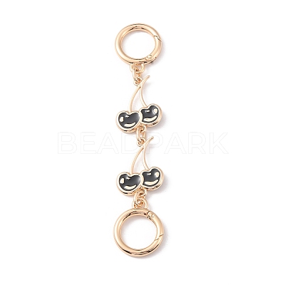 Cherry Enamel Link Purse Strap Extenders FIND-WH0126-158KCG-01-1