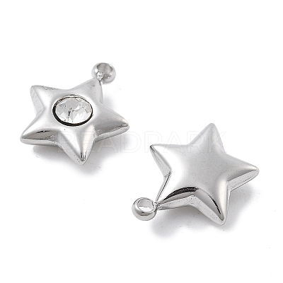 304 Stainless Steel Pendants STAS-Z121-55P-1
