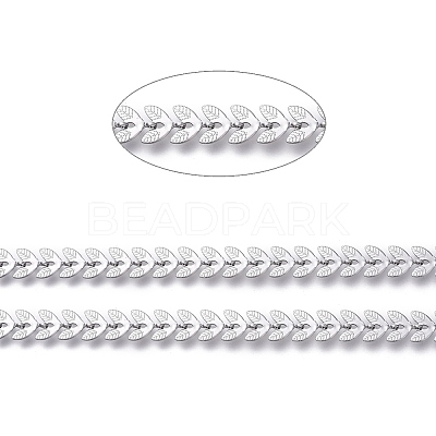 Tarnish Resistant 304 Stainless Steel Cobs Chain CHS-P011-07P-1