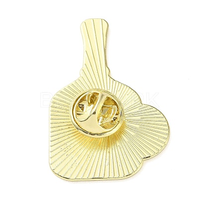 Sports Theme Pickleball Paddle Charms Enamel Pins JEWB-B030-01C-1