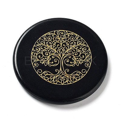 Natural Obsidian Display Decorations DJEW-P014-A06-1