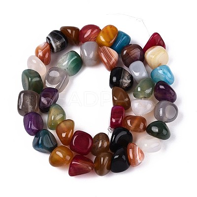 Natural Agate Beads Strands G-T142-66-1
