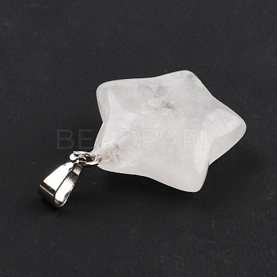 Natural Quartz Crystal Pendants G-I319-01P-04-1