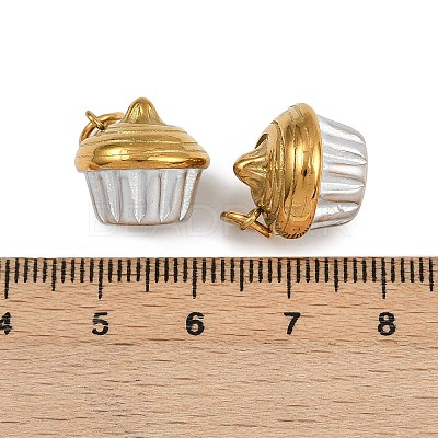 304 Stainless Steel Pendants STAS-B096-02GS-01-1