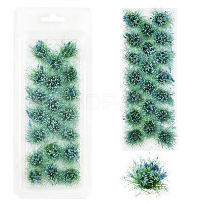 Resin Mini Grass Tufts AJEW-WH20120-10A-01-1