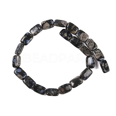 Natural Glaucophane Beads Strands G-C141-C01-03-1