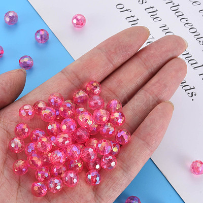 Transparent Acrylic Beads MACR-S373-64-C08-1