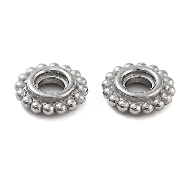Non-Tarnish 304 Stainless Steel Spacer Beads STAS-L082-012P-1