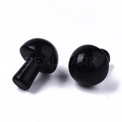 Natural Obsidian GuaSha Stone G-N0325-02S-1