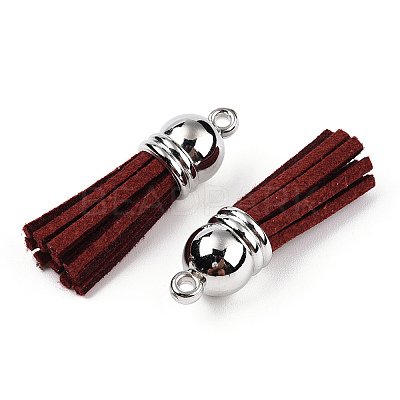 Faux Suede Tassel Pendant Decorations X-FIND-T002-A13-1